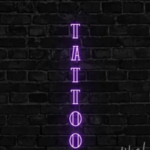 ئون نئون آلفا neonalfa neon sign tattoo-neon-signs