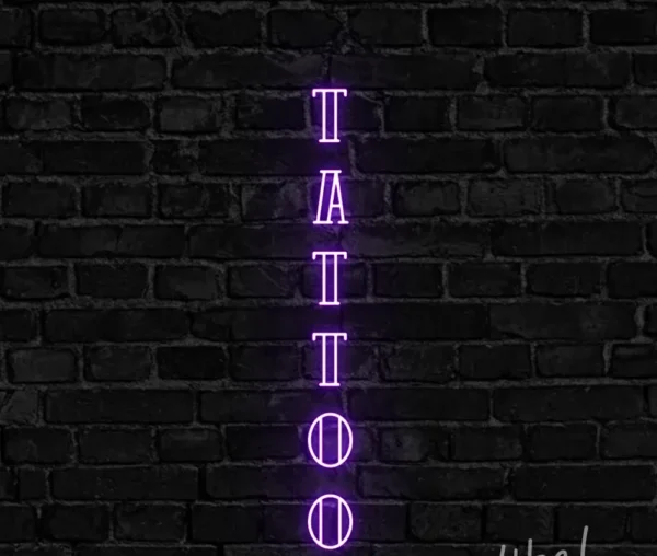 ئون نئون آلفا neonalfa neon sign tattoo-neon-signs