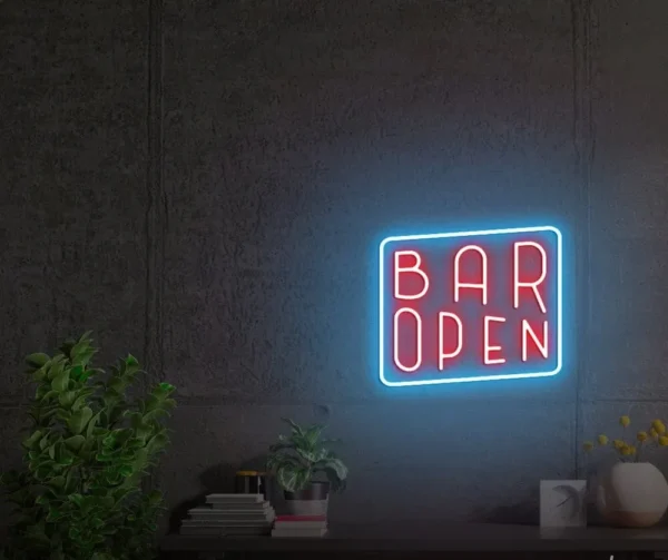 نئون نئون آلفا neonalfa neon sign bar open neon signs