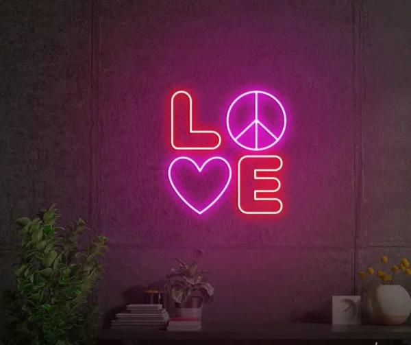 ئون نئون آلفا neonalfa neon sign love neon signs