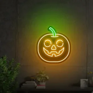 نئون نئون آلفا neonalfa neon sign lanternpumpkin-neon-signs