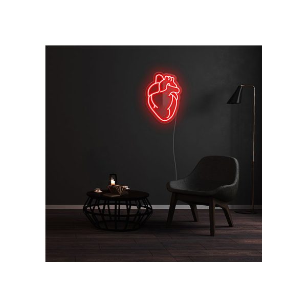 heart-red neon نئون قلب