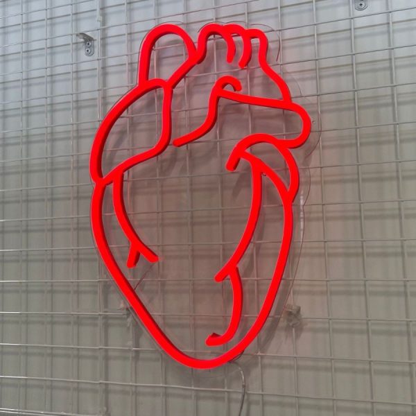 heart-red neon نئون قلب