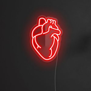 heart-red neon نئون قلب