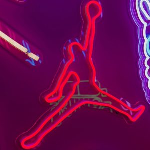 Michael Jordan neon