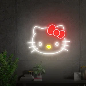 ئون نئون آلفا neonalfa neon sign hello-kitty-neon-signs