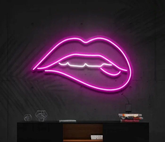 neonalfa neon sign forbidden-neon signs نئون نئون آلفا نئون +18 lips neon signs