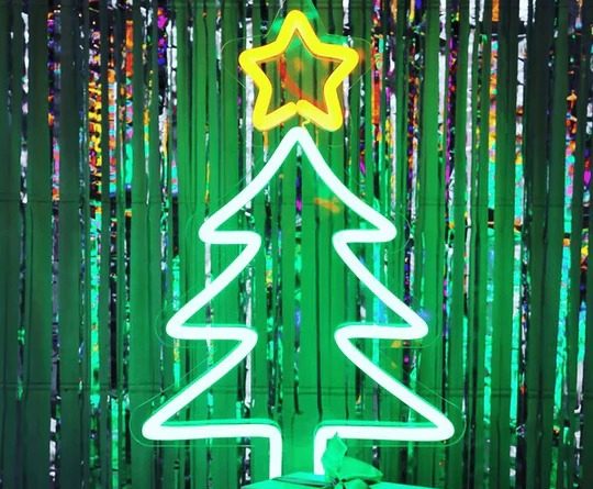 neonalfa neon sign Christmas-neon-signs نئون نئون آلفا طرح نئون کریسمس