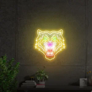 ئون نئون آلفا neonalfa neon sign tiger neon signs