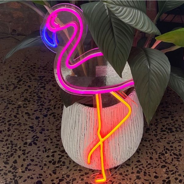 نئون نئون آلفا neonalfa Flamingo neon sign