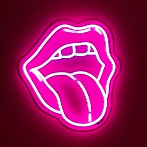 ئون نئون آلفا neonalfa neon sign Neon sign tongue