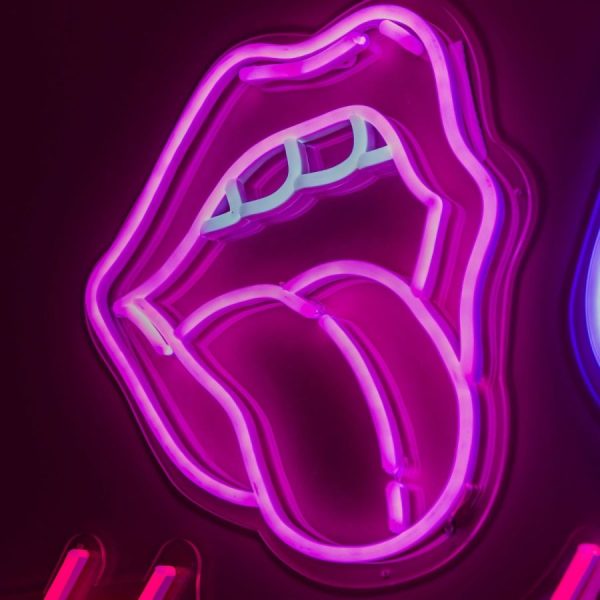 ئون نئون آلفا neonalfa neon sign Neon sign tongue