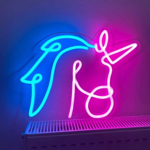 ئون نئون آلفا neonalfa neon sign Unicorn neon sign