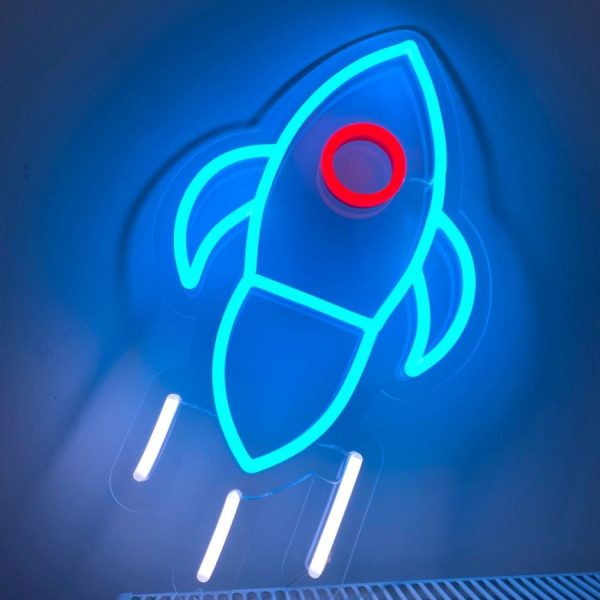 ئون نئون آلفا neonalfa neon sign rocket-neon-signs