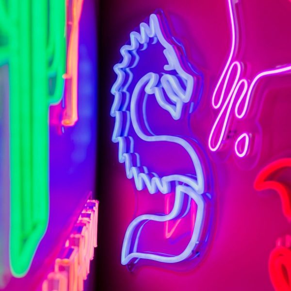 ئون نئون آلفا neonalfa neon sign dragon-neon-signs