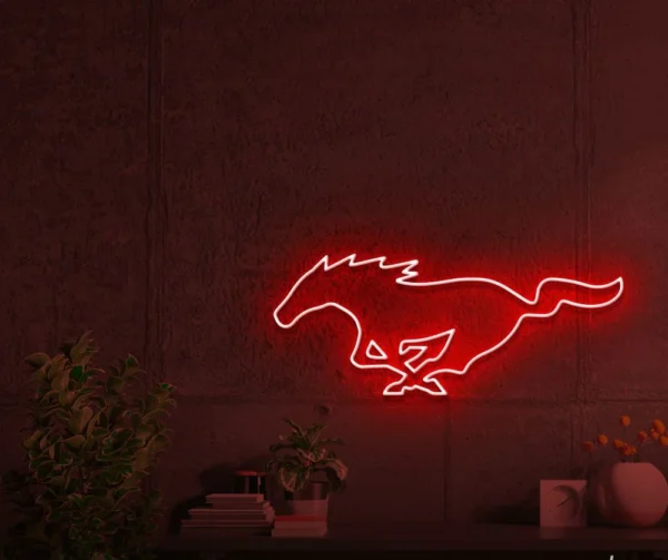 نئون نئون آلفا neonalfa neon sign Mustang neon signs