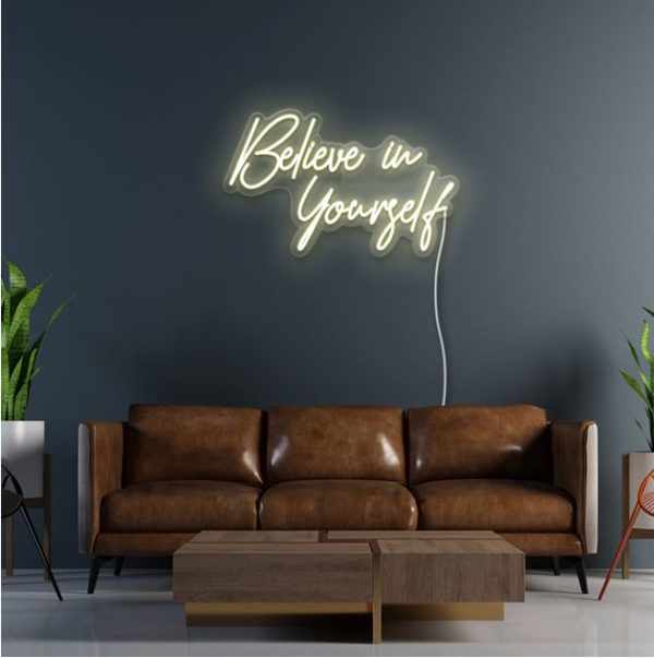 نئون نئون آلفا neonalfa neon sign believe in your self neon signs