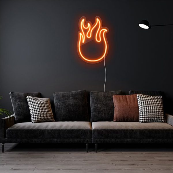 نئون نئون آلفا neonalfa neon sign fire neon signs